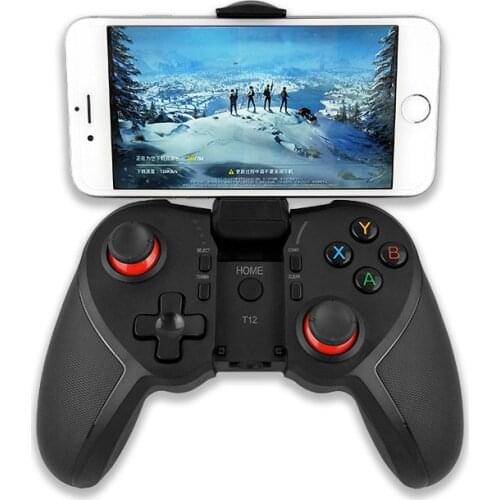 T12 Wireless Gamepad Game Controller Joystick ForTV Box Android Laptop Vibration Controller Game Accessories