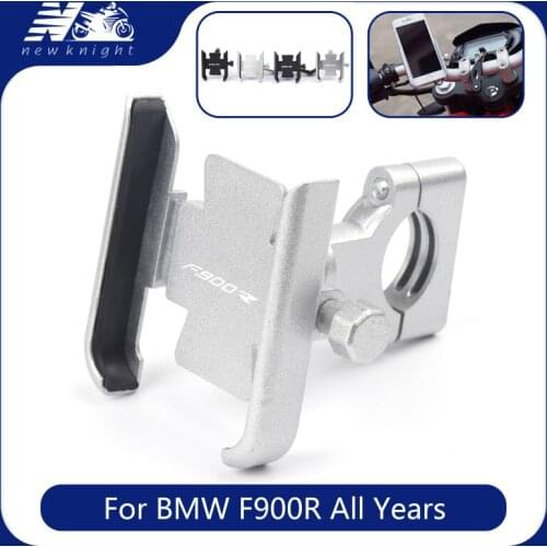 For BMW F900R All Years Motorcycle CNC Aluminum Mobile Phone Holder GPS Navigator Rearview Mirror Handlebar Bracket Accessories