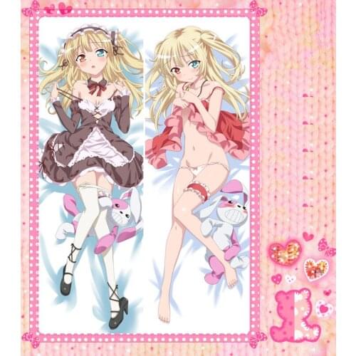 Anime Cartoon Boku wa Tomodachi ga Sukunai Double-Sided Bolster Hugging Pillow Case Pillow Cover Pillowcase Peach Skin No.1315