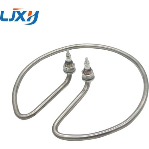 LJXH Standard Type Water Heating Element Electric Tube Heater for Open Bucket 304 Stainless Steel/Copper Pipe 220V 2KW/2.5KW/3KW