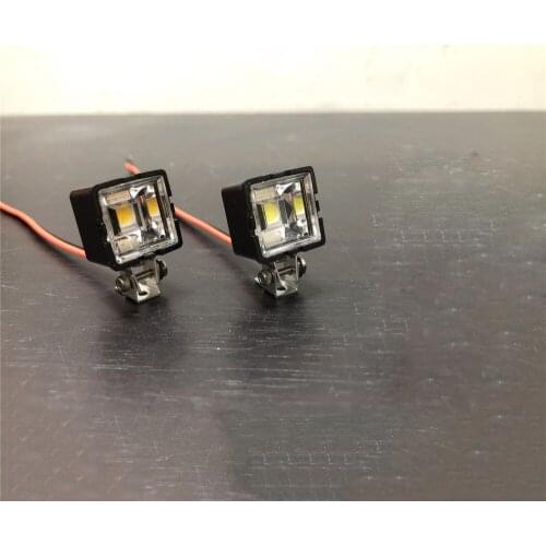 ​ RC Crawler Accessories RC Car Light Square Lamp Headlight Searchlight for Axial SCX10 TRX4 D90 TF2 Tamiya CC01