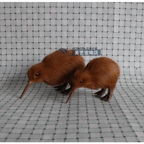 Simulation brown kiwi toy model polyethylene&furs kiwi model home decoration props ,model birthday gift d019