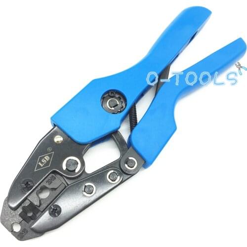 Spark plug wire clamp terminal crimping tool AN-2048 ratchet stripper crimping pliers for crimp spark plug connector
