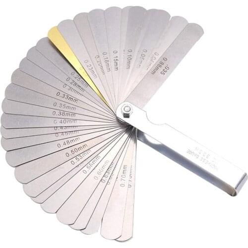 Stainless Steel Taper Gauge Wedge Feeler for Depth Hole Inspection Guitar Strings Chord Height for Measuring Ruler equipment