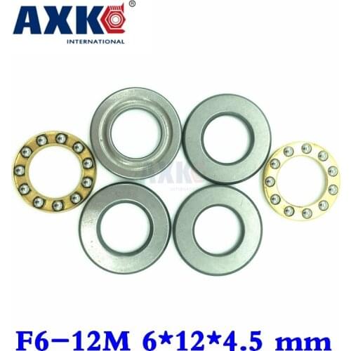 2021 Limited Steel Rodamientos Rolamentos 10pcs/lot Axk F6-12m 6mm X 12mm 4.5mm 6x12x4.5 Mm Axial Ball Thrust Bearing Brand New