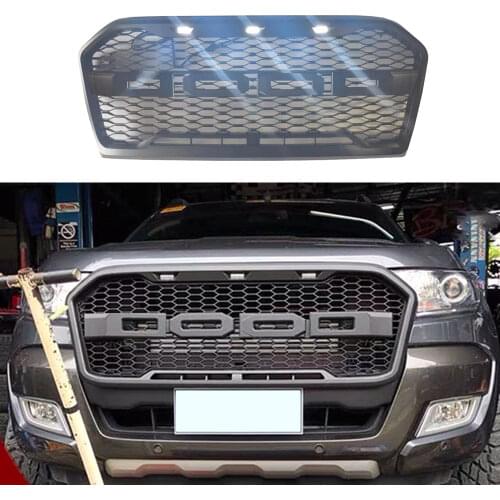 Modified For Ranger T7 Radiator Grille For Ranger T7 Xl Xlt Mk3 Wildtrak Pickup Racing Grill Grills Accessories 2015 2016 2017