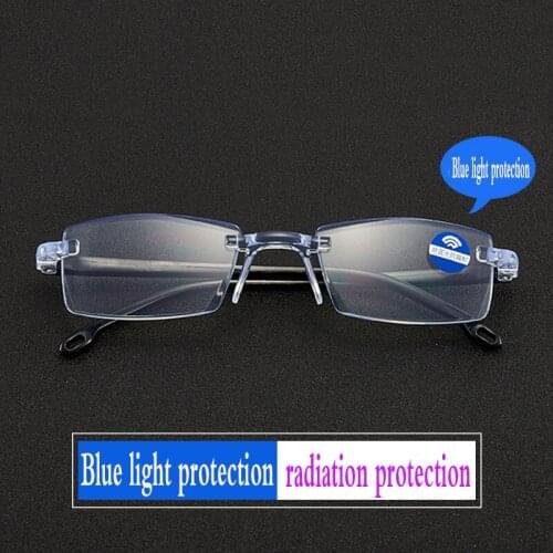 Men Women Presbyopic Eyewear Portable Ultralight Presbyopia Eyeglasses With Anti Blue Light Radiation Computer Presbyopia Reade
