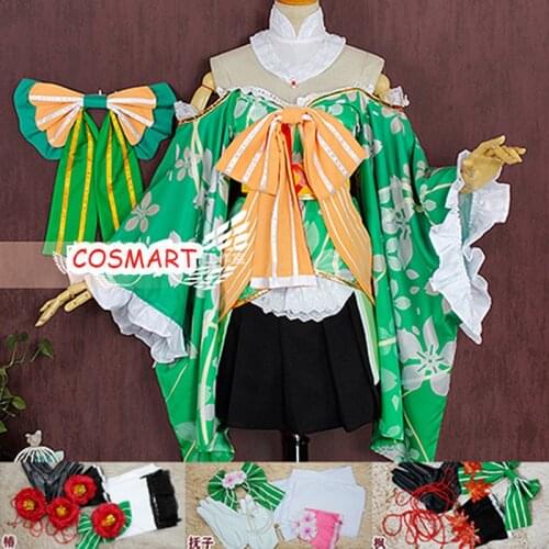 [Customize] Anime Lapis Re:LiGHTs Nadeshiko Tsubaki Kaede Kimono Dress Cosplay Costume Halloween Party Outfit For Women Men New