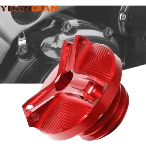 New For Suzuki GSXR GSX-R 600 750 1000 1000 R/X gsx-r1000 2003-2020 Aluminum Motorcycle Engine Oil Filter Cup Plug Cover Screw