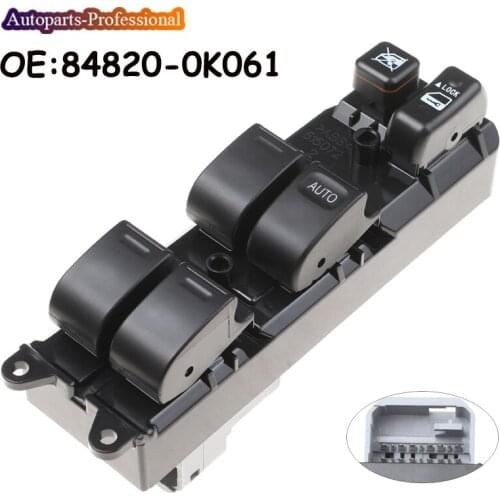 New Power Window Master Control Switch For Toyota Hilux Fortuner 848200K061 84820-0K061 84820-0K071/84820-47012/84820-35080