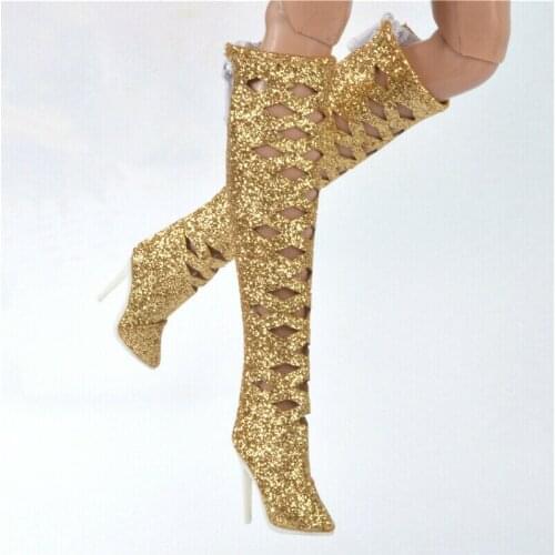 Original Doll Shoes High Heels Super Model FR Body Figure Doll Shoes 1/6 Doll Casual Sandals Shoes Boots Doll Accessories