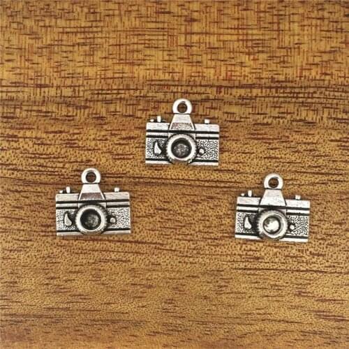 10pcs Charms camera 15*13mm Antique Making pendant fit,Vintage Tibetan Silver,DIY bracelet necklace