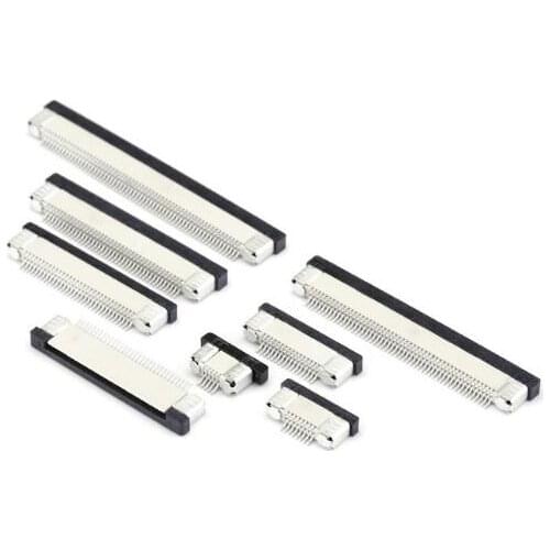 0.5mm FPC Connector Drawer Ribbon Flat Cable Holder Down 4/6/8/10/12/14/16/18/20/22/24/26/28/30/32/36/40/50/54/60Pin Connector