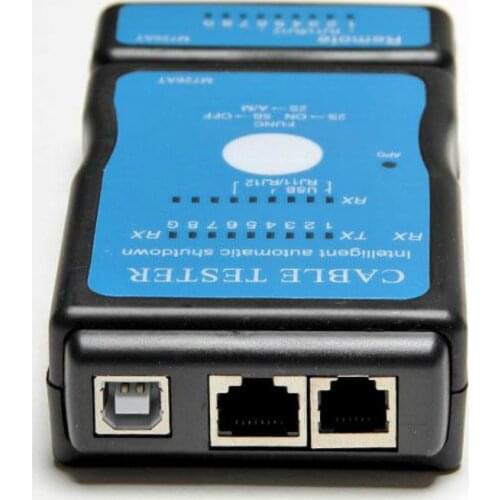 Multi-Modular RJ-45 RJ-11 Network LAN USB Cable Tester LAN USB Network RJ45 Cat5 RJ11