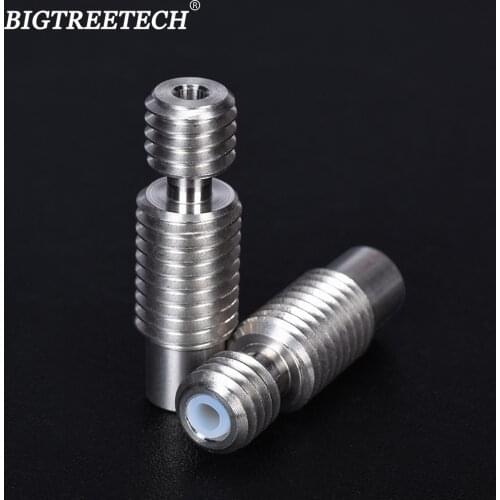 High Quality V6 Heat Break BowdenThroat All metal With PTFE Super Smooth Hotend 1.75MM Filament Feeding Tube 3D printer