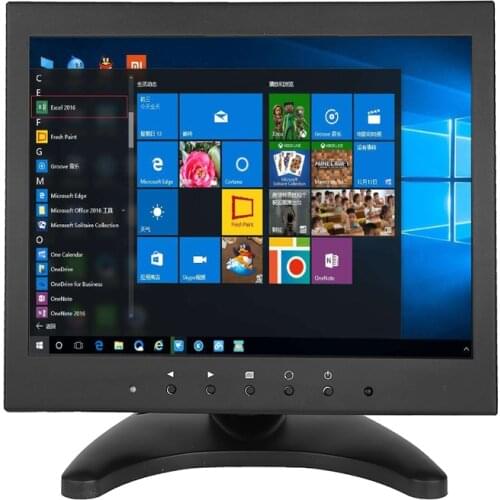 ZHIXIANDA 9.7 10 Inch IPS Display 1024*768 With HDMI VGA BNC AV Interface Built-in Speakers HD LCD Monitor