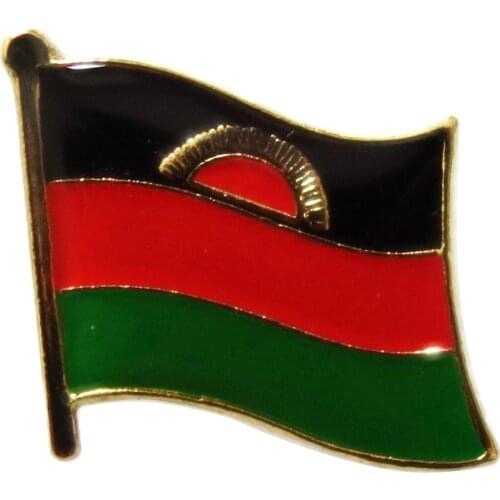 Malawi 300+ Country Flag Lapel Pin Enamel Badge brooch Jeans shirt bags Cool Jewelry Gift for girl n boys (10pcs/lot)