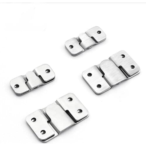 1Pcs Headboard Wall Picture Hanger Display Hook Stainless Steel Interlocking Flush Mount Bracket Painting Photo Frame Hardware