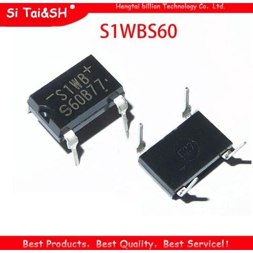 10pcs S1WBS60 4 1A 600V DIP-4 S1WB S1WB60