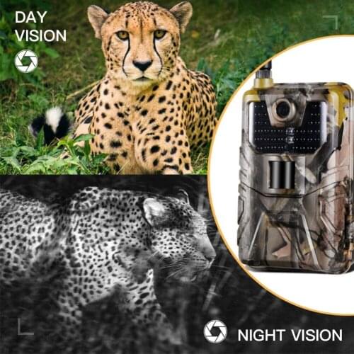 1080P 20MP IP65 Waterproof Wireless 65ft PIR Night Vision Distance Infrared Trail Camera Photo 44 IR LEDs HC900A for Hunting
