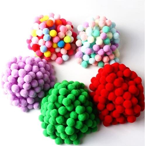 15Mm High Elastic Color Plush Ball Thick Yarn Cashmere Fluffy Kids Clothing Sewing Family Wedding Decoration Diy Crafts 20g