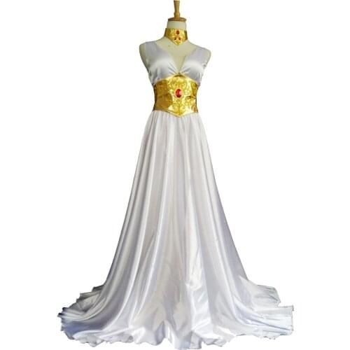 2017 Saint Seiya Legend of Sanctuary Cosplay Costume Athena Cosplay Dress