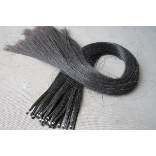 40 hanks black Horse Tail Hair Violin Bow hair Mongolian Horse hair 80-85cm