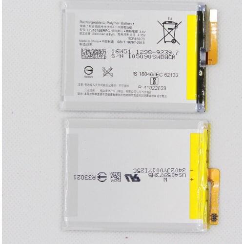 5pcs/lot Authentic Replacement Battery LIS1618ERPC For SONY Xperia E5 XA F3113 2300mAh Phone Battery
