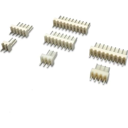 50Pcs KF2510 2/3/4/5/6/7/8/9/10 Pin 2.54mm Pitch Male Pin Header Connector Strip Pin Connectors