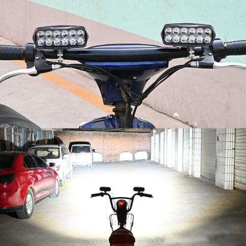 6000K Spot/Flood Combo led Flash light Offroad Car headlamp 4x4 truck Spotlight Ebike Motorcycle Aux headlight 12v24v48v64v72v