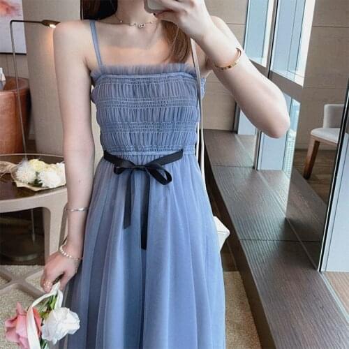 Bella 2021 Summer Elegant Strap Dress Women Solid Lace Princess Dress Vintage Female Sweet Party Dress Office Lady Sexy Vestidos