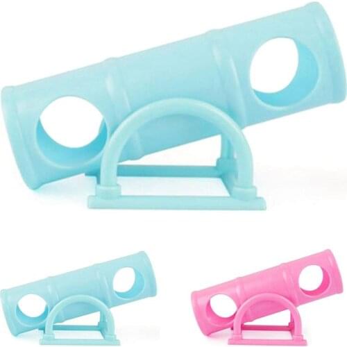 Dorakitten 1pc Hamster Seesaw Tube Plastic Hamster Seesaw Toy Seesaw Tunnel Interactive Toy For Hamster Pet Supplies