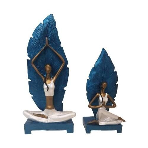 EU HOME DECORATION AROSE LEAF YOGACI WOMEN 2Lİ TOOL