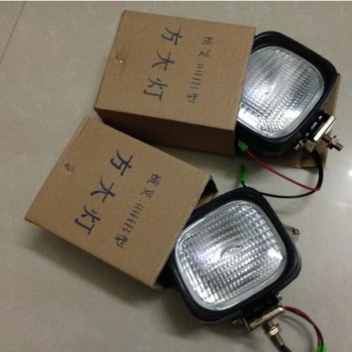 12V24V Forklift light 55w halogen Fork lift Crane Excavator Tractor Car Work light 4x4 SUV ATV Spotlight Flood Offroad Fog lamp