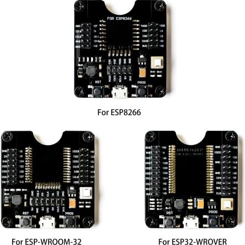 ESP8266 ESP-WROOM-32 ESP32-WROVER Development Board Test Burning Fixture Tool Downloader for ESP-12F ESP-07S ESP-12S