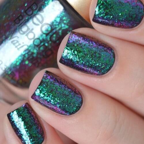 BEAUTYBIGBANG Stamping Polish Chameleon Thermal Nail Polish 9ml Colorful Nail Art Image Holographic Nail Lacquer Varnish