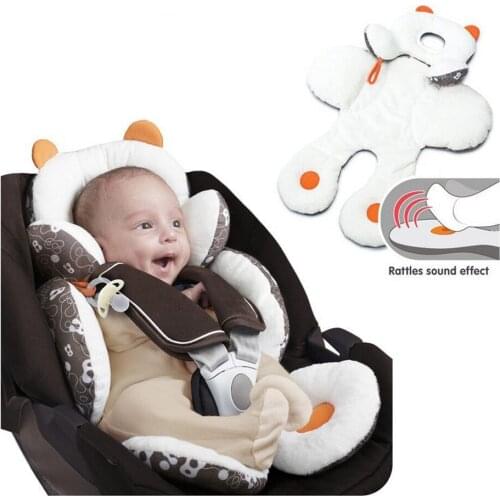 Cute Baby Car Seat Cushions Infant Stroller Accessories & Parts Toddler Head Body Support Strollers Cushions New Arrival
