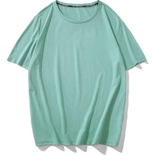 Mens T Shirts Casual Summer Mens Silk T-shirt Fashion Short Sleeve O-neck T Shirt Men Comfortable Tops Tees Asian Size 8xl 9xl