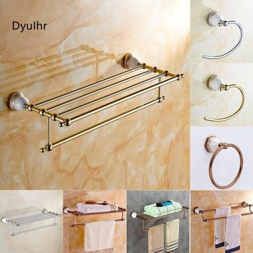 Bathroom Hardware Set Bathrobe Hook Towel Holder Towel Ring Bar Stand Paper Holder Toothbrush Holder Bathroom Accessories DyuIhr