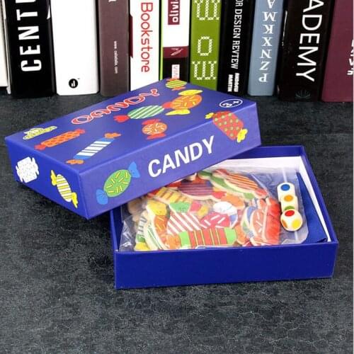 Parent-child Interaction Gift Wooden Children Puzzle Training Toys Board Game Chess Memory Matching Game Looking For Candy Shape