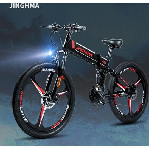 26-inch Folding 48V Lithium Battery For Adult Men And Women Mobility Power Electric Mountain Bike