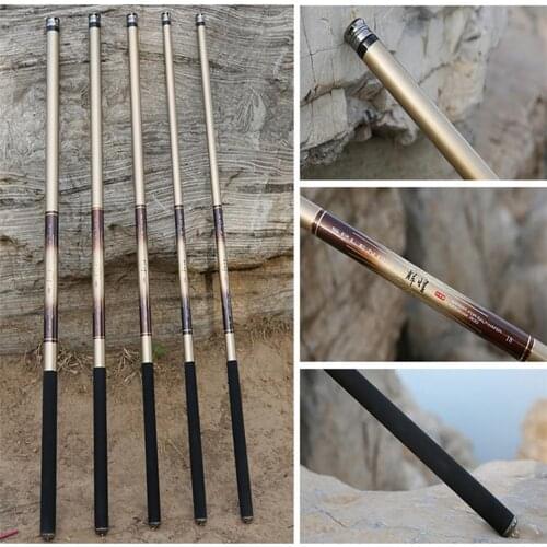 2.7-7.2 M Stream Fishing Rod Carbon Fiber Telescopic Fishing Pole Ultra Light Ultra-fine Fishing Hand Pole Fishing Stream Rod