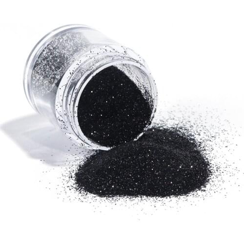 1 Box Black White Black Flakes Shiny Glitter Nail Dipping Powder Pigment Sequins Glitter DIY Nail Powder Dust Shiny