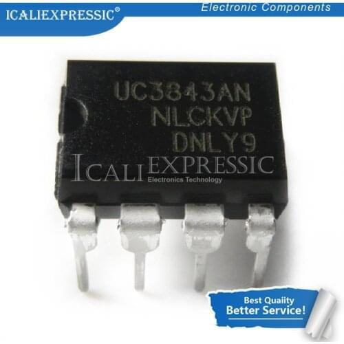 10PCS UC3843AN UC3843A UC3843 DIP-8 new origina In Stock