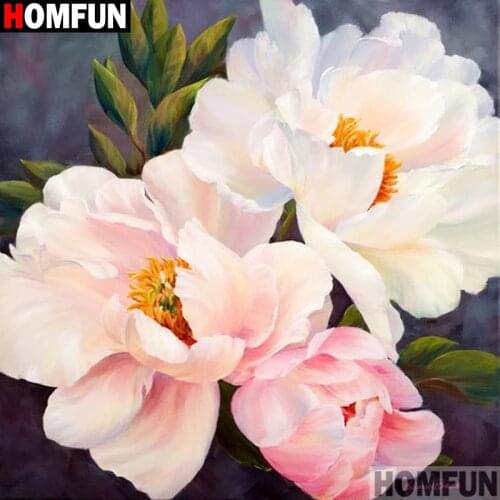 HOMFUN Full Square/Round Drill 5D DIY Diamond Painting "Flower landscape" 3D Embroidery Cross Stitch 5D Decor Gift A18190