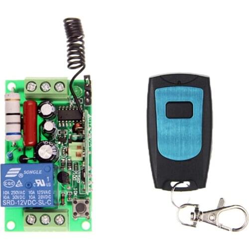 AC 220V 110V 1 CH 1CH RF Wireless Remote Control LED Light Strips Switch System,Waterproof Transmitter + Receiver,Toggle