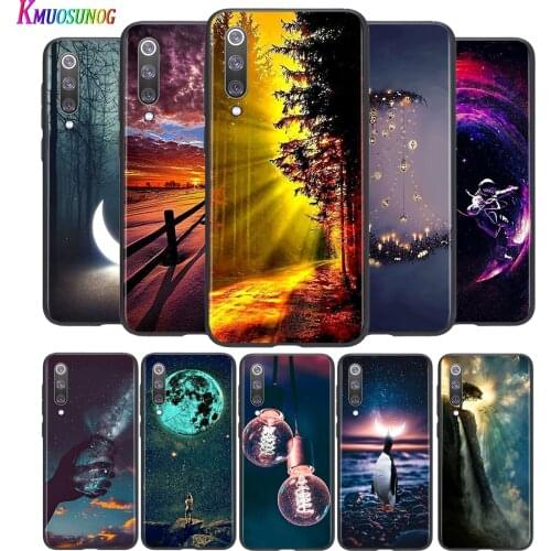 Bright Black Cover Natural And Light For Xiaomi Mi Poco M2 Note 10 9 8 Pro Play Mix 3 F1 Lite 5G Phone Case