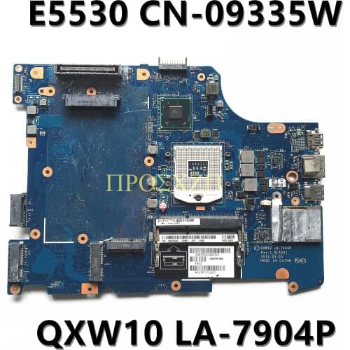 For Dell E5530 QXW10 LA-7904P Laptop Motherboard CN-09335W 09335W 9335W 100% full Working well