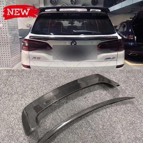 FOR BMW X5 F15 2014-2018 LM-STYLE CARBON FIBER ROOF WING TRIM BODY KIT TUNING PART FOR X5 CARBON MIDDLE SPOILER RACING