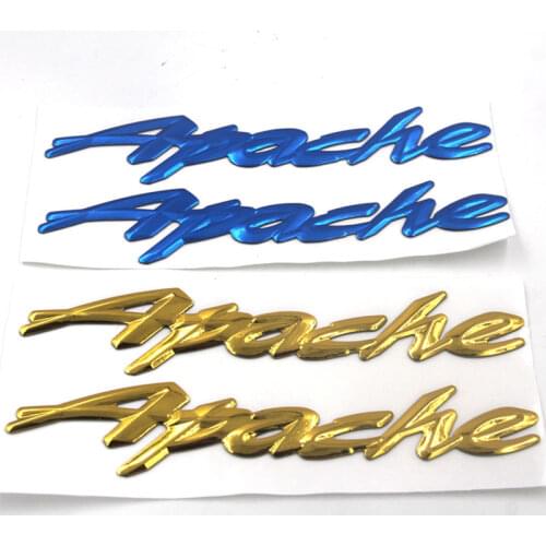 Fuel Gas Tank Emblem Badge Decals Stickers for apache motorcycle